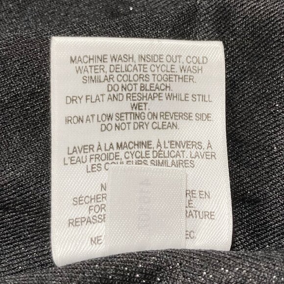 REITMANS Plus-size dark silver metallic mock neck flowy shift dress ~ 2X XXL - Picture 10 of 12